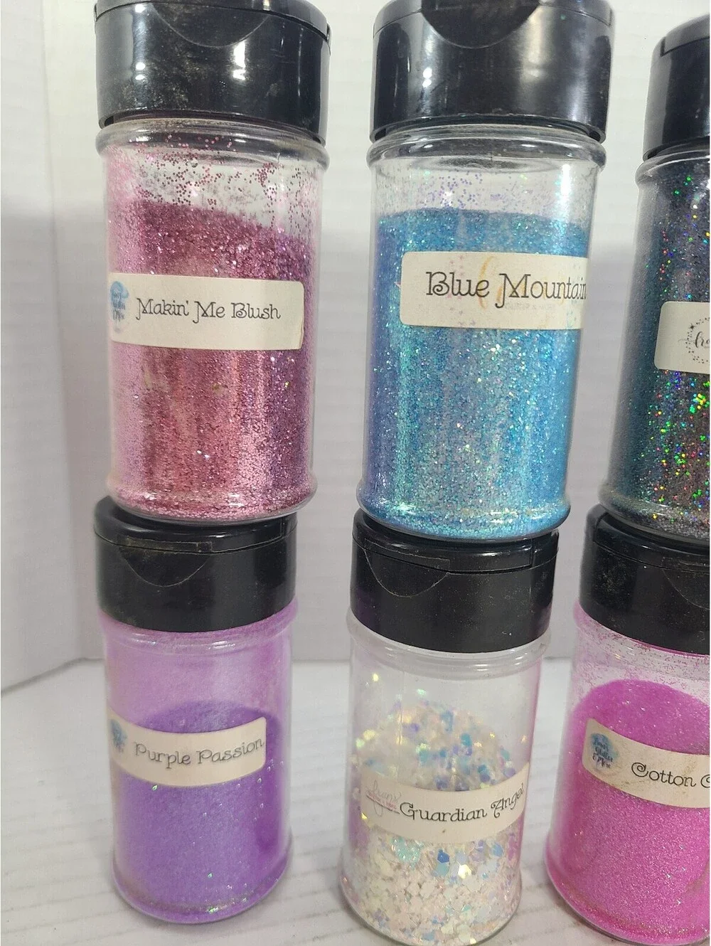 Fran's Lot of 12 Craft Glitters for Tumblers, Nails, Resin Art High Quality
